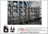L'alto tipo lineare liquido automatico di schiumatura 12 della macchina di rifornimento si dirige verso la bottiglia dell'ANIMALE DOMESTICO
