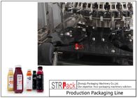 Linea lavabottiglie rotatorie automatiche della macchina imballatrice della bottiglia di 8000 BPH con 24 teste