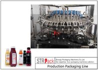 Linea lavabottiglie rotatorie automatiche della macchina imballatrice della bottiglia di 8000 BPH con 24 teste