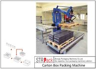 Sistema di trasporto con palette del robot automatico del cartone per l'impilamento di chimica alimentare di industria