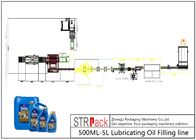 Linea 500ML - linea dell'imbottigliamento di alta efficienza del materiale da otturazione dell'olio lubrificante 5L