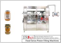 Teste Honey Jars di STRPACK 2-16 e macchina di rifornimento del servomotore del pistone delle bottiglie per Honey Jam Glass Jars Bottle