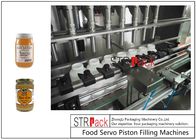 Teste Honey Jars di STRPACK 2-16 e macchina di rifornimento del servomotore del pistone delle bottiglie per Honey Jam Glass Jars Bottle