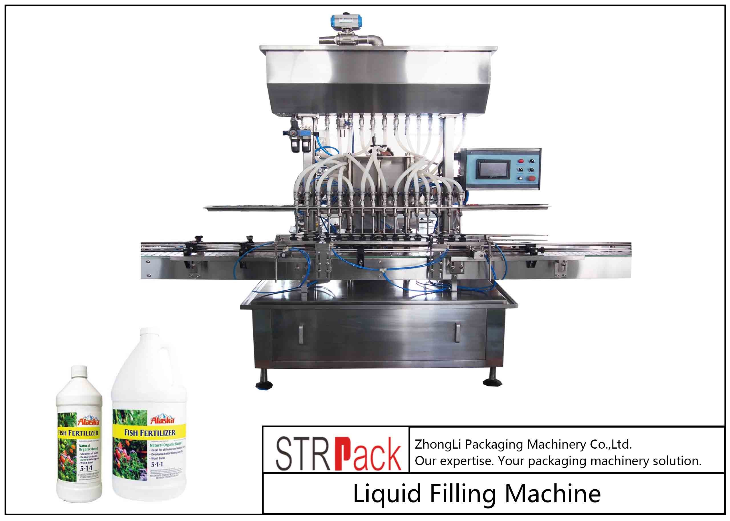Alta efficienza chimica liquida automatica della macchina di rifornimento di 5000 B/H per 0,5 - fertilizzante 5L