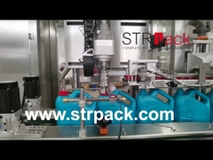 Macchina di rifornimento dell'olio lubrificante di 518 ugelli che segue la doppia etichettatrice laterale della tappatrice