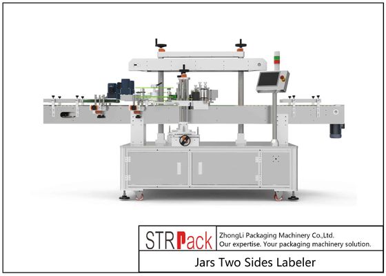 Etichettatrice per barattoli a due lati Adesivo autoadesivo