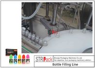 tappatrice dell'imbottigliamento del E-liquido 10ml-100ml e catena d'imballaggio d'etichettatura con la pompa a pistone