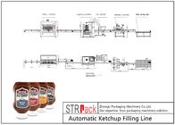 Linea 16 alta velocità dell'imbottigliamento della salsa dell'inceppamento della macchina di rifornimento del ketchup delle teste
