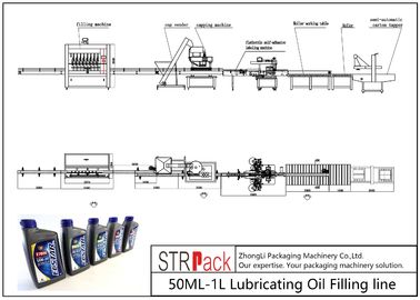 Linea automatica certificazione del materiale da otturazione dell'olio lubrificante 50ML-1L del CE
